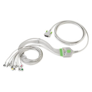 cable paciente con conector snap para ECG view stress